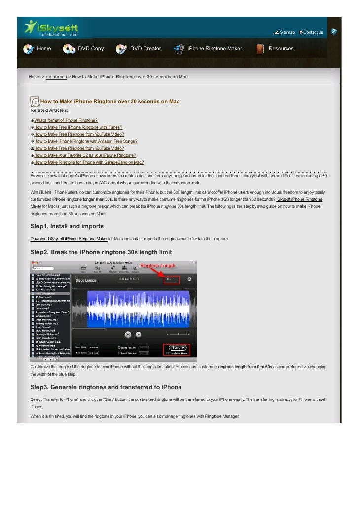 Free Ringtone Maker For Mac Os X