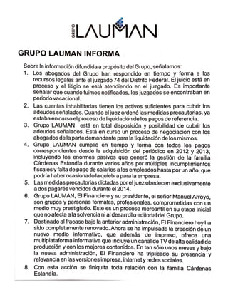 Grupo Lauman Informa