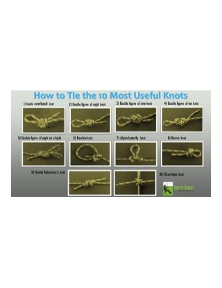 How to Tie the 10 Most Useful Knots