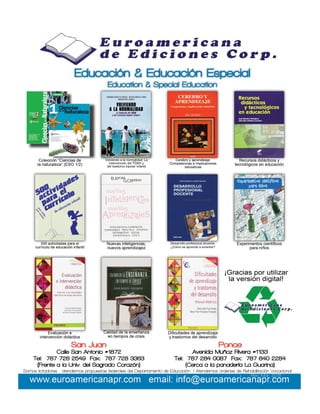 Brochure Educacion Marzo 2015