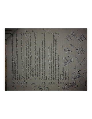 BPUT MCA 2nd sem 2014