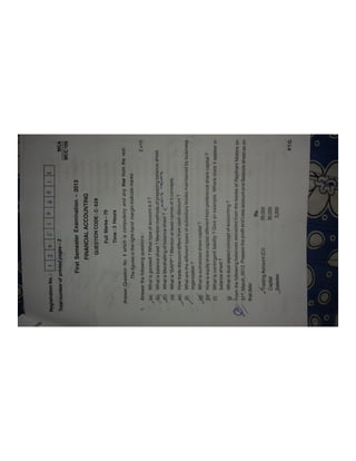 BPUT MCA First sem 2013 | PDF