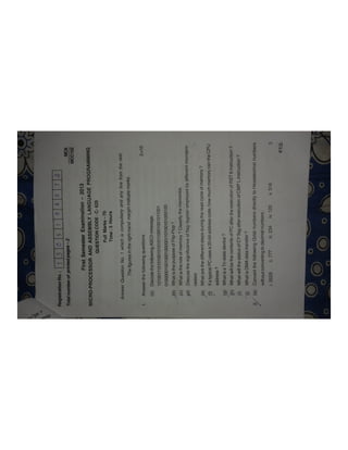 BPUT MCA First sem 2013 | PDF
