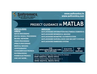 Project Guidance in MATLAB