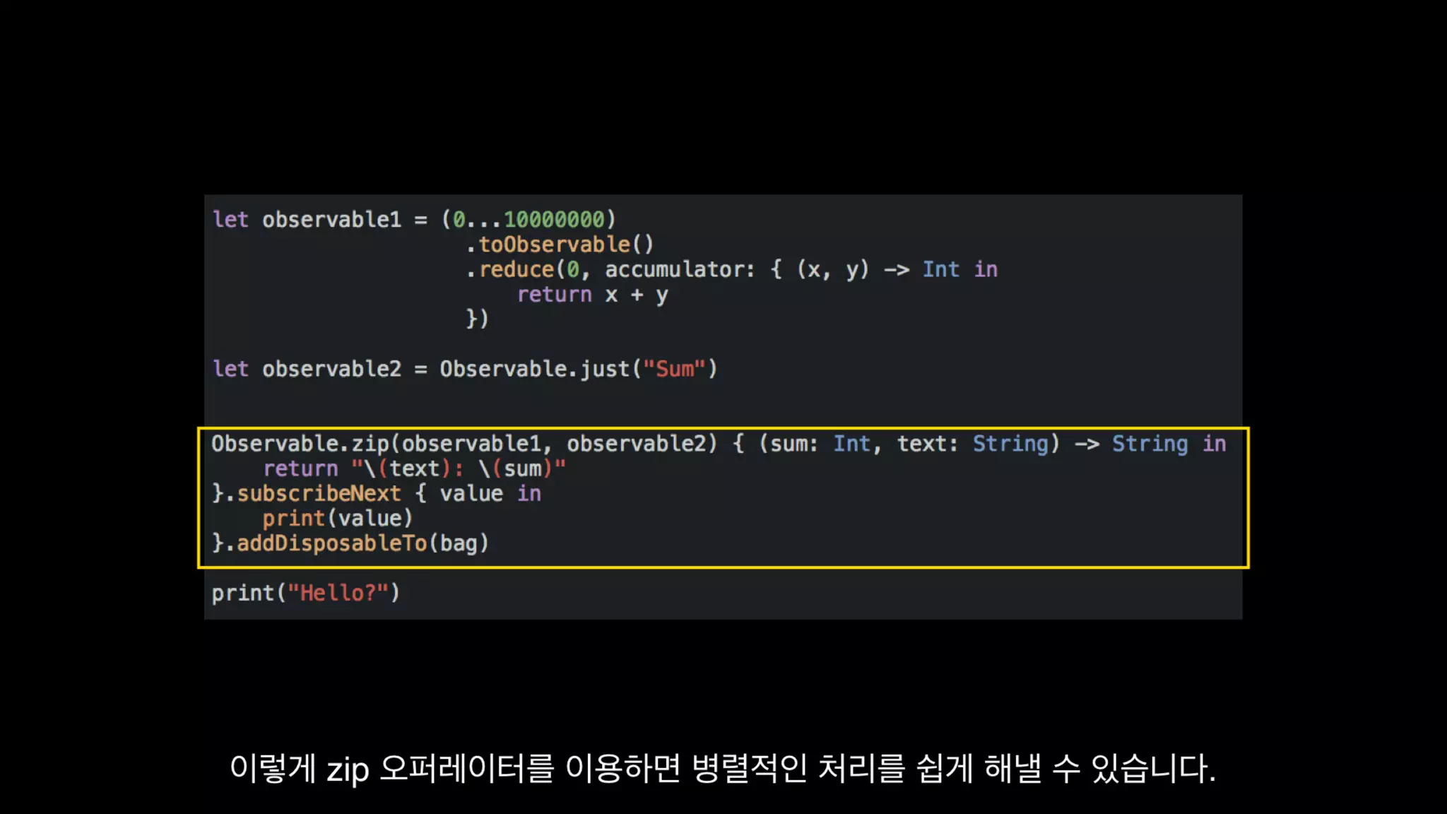 Functional Reactive Programming With RxSwift