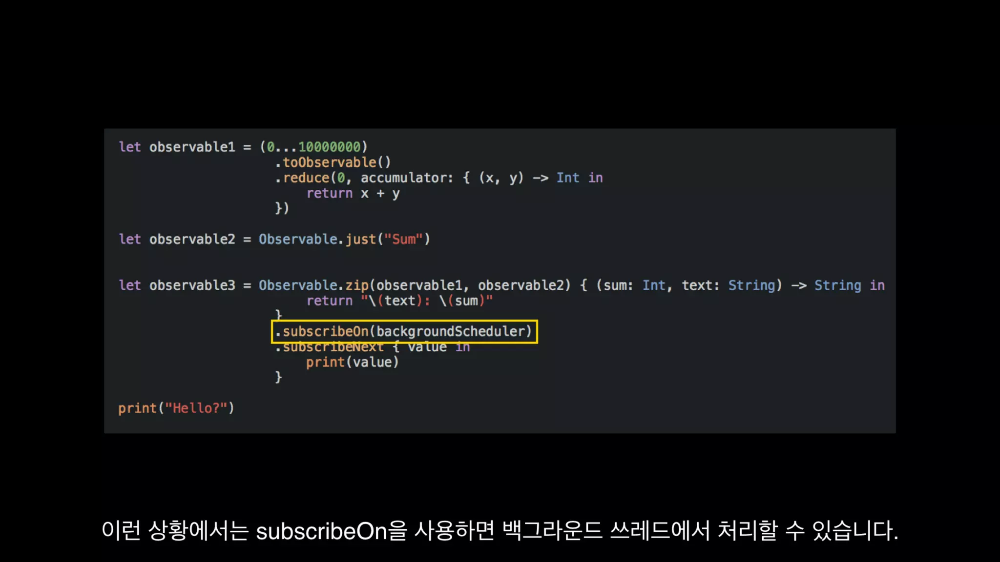 Functional Reactive Programming With RxSwift
