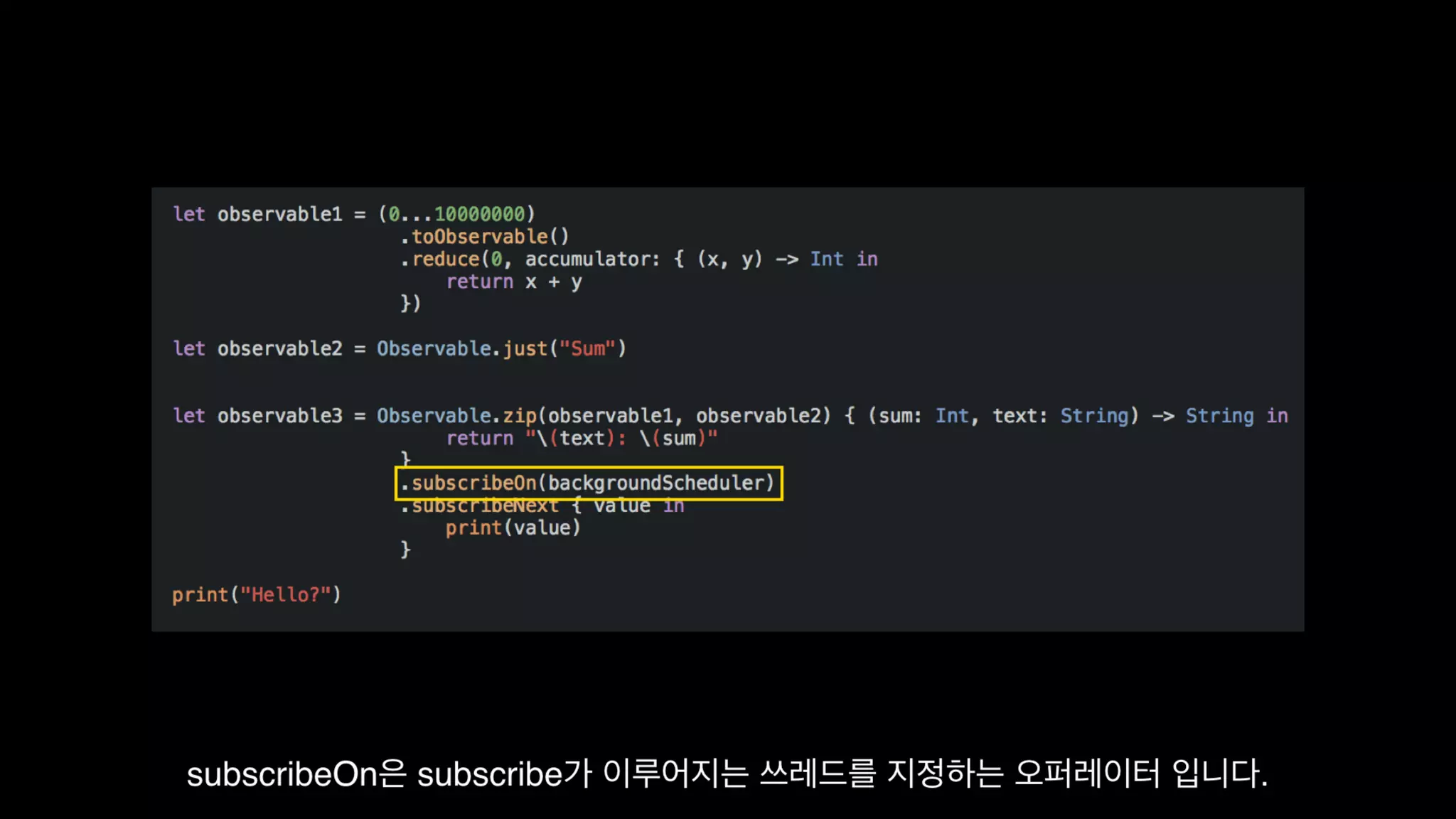 Functional Reactive Programming With RxSwift