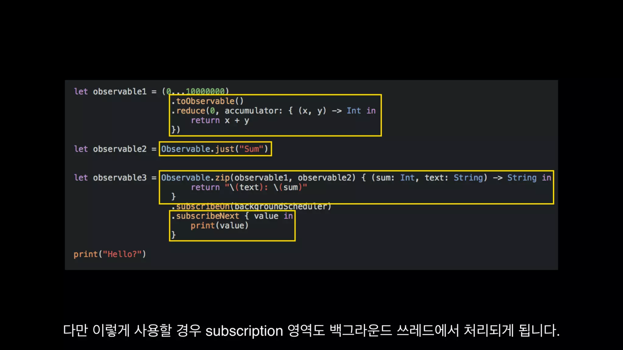 Functional Reactive Programming With RxSwift