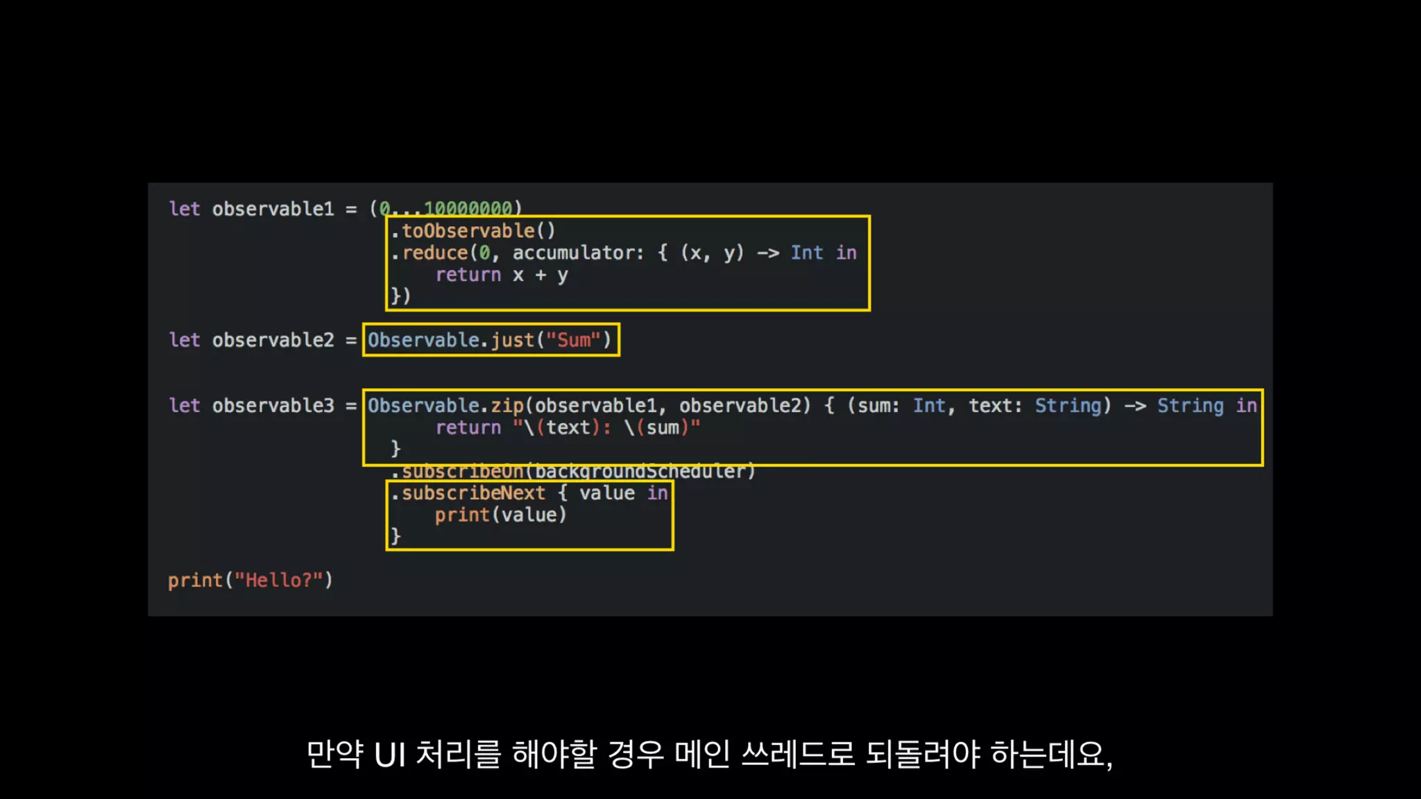 Functional Reactive Programming With RxSwift