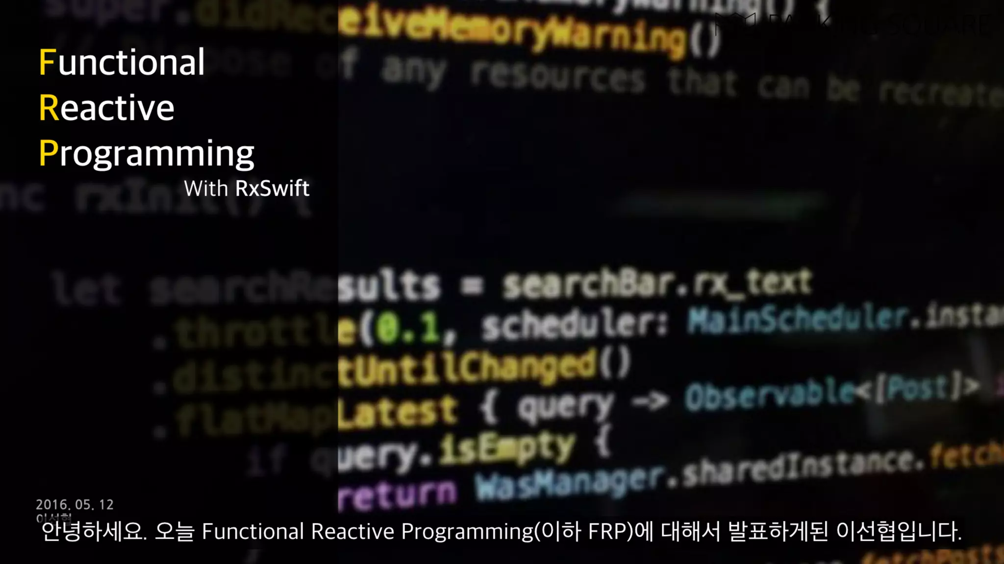 Functional Reactive Programming With RxSwift