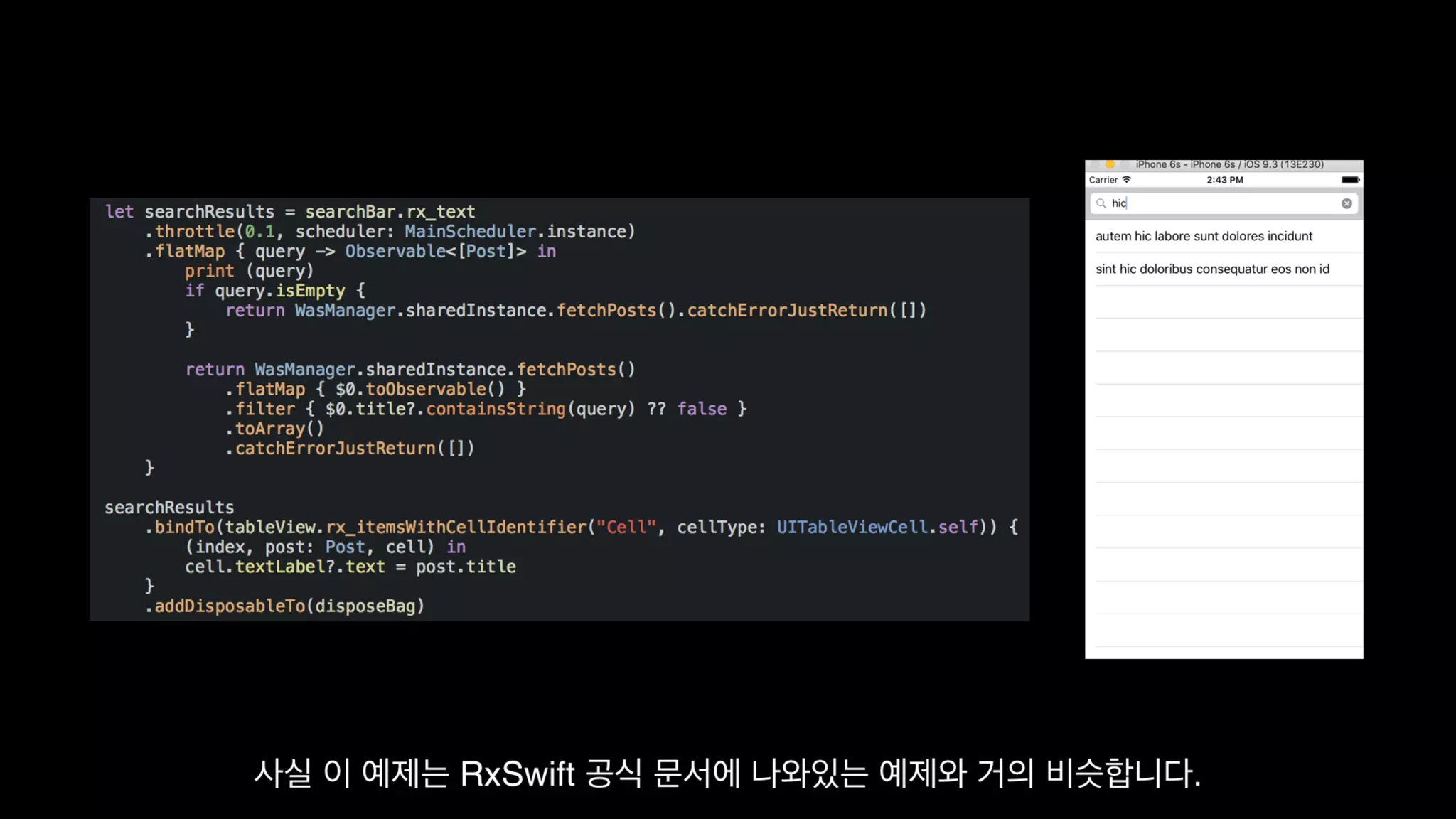 Functional Reactive Programming With RxSwift
