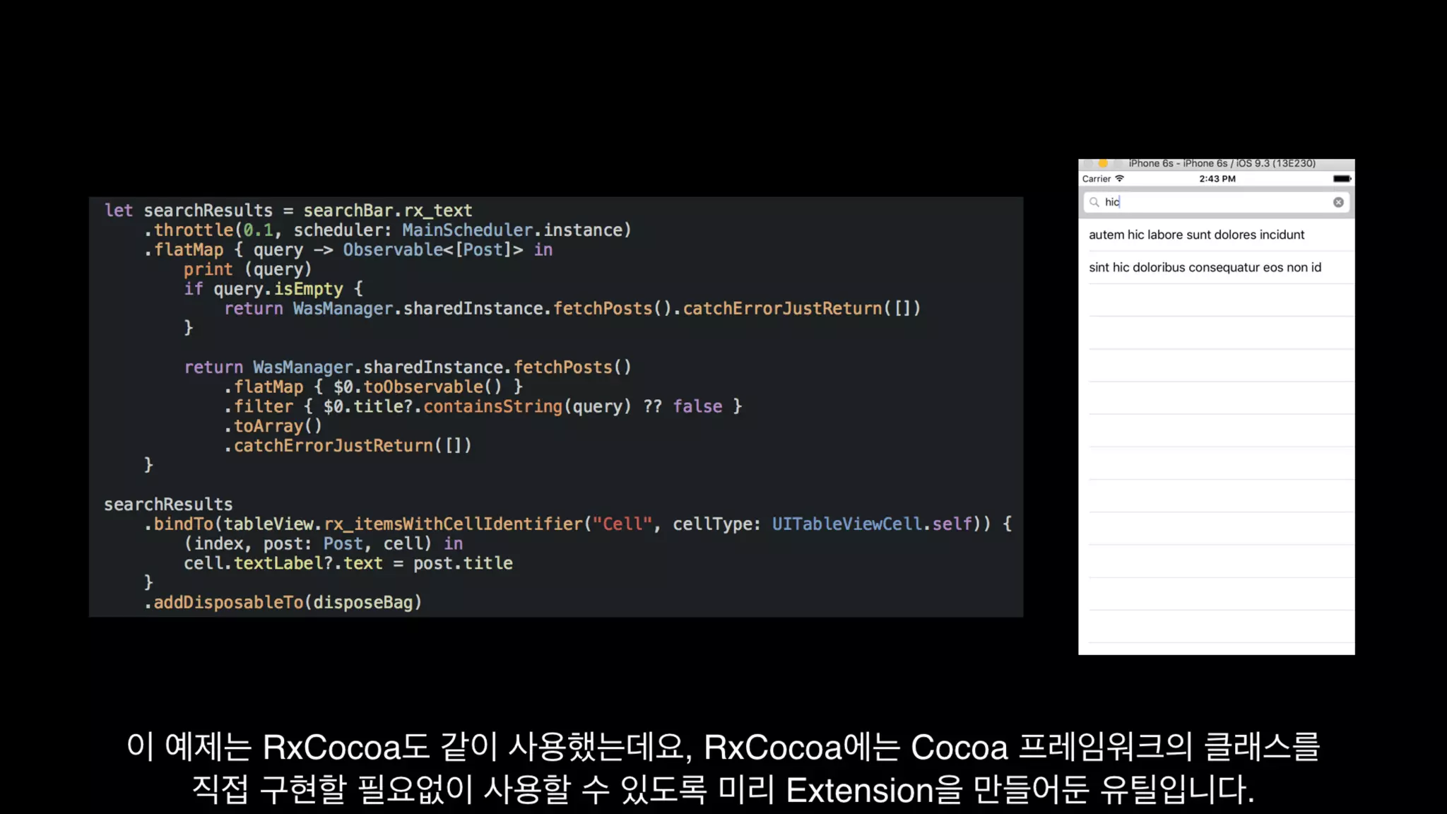Functional Reactive Programming With RxSwift