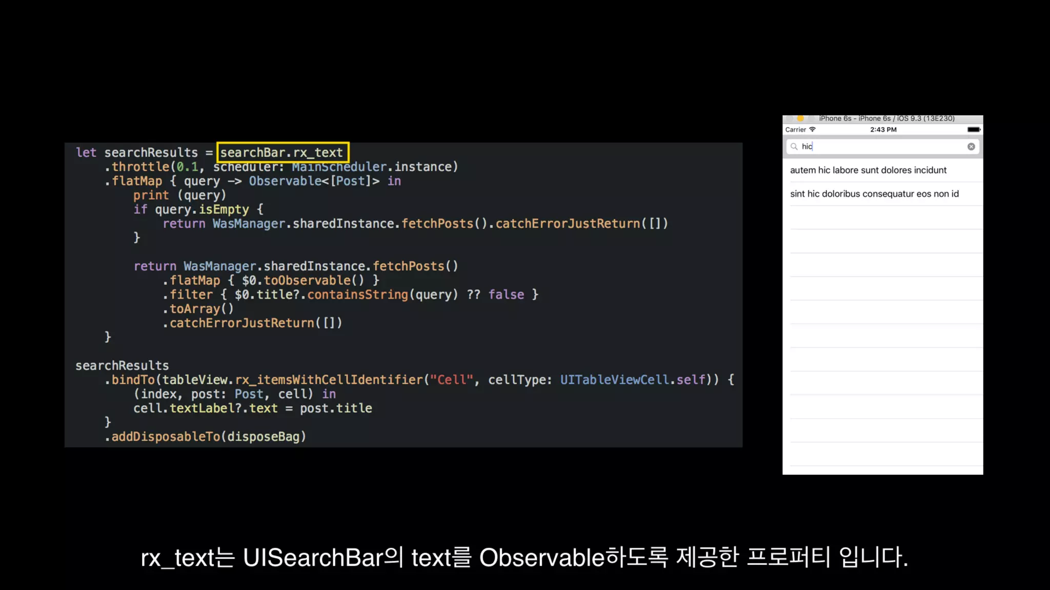 Functional Reactive Programming With RxSwift
