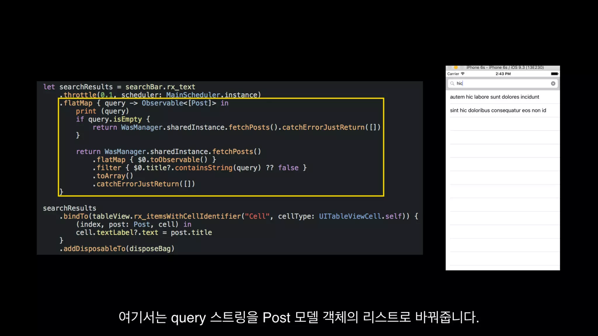 Functional Reactive Programming With RxSwift