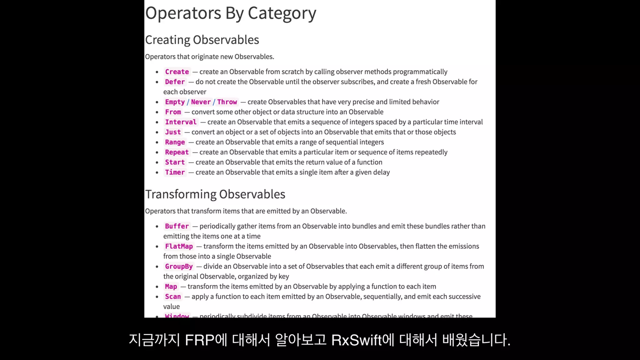 Functional Reactive Programming With RxSwift