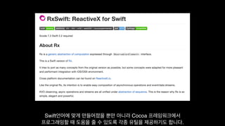 Functional Reactive Programming With RxSwift