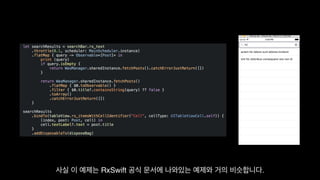 Functional Reactive Programming With RxSwift