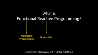 Functional Reactive Programming With RxSwift