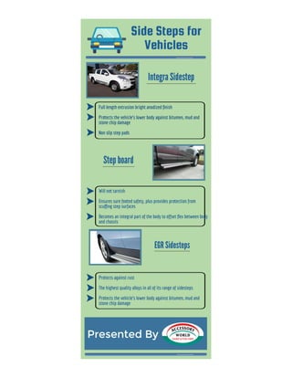Side Steps For Your Vehicles