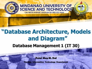 Database Architecture, Models and Diagram