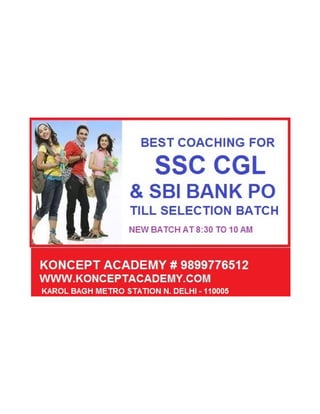 New Batch for SSC CGL & SBI Bank PO