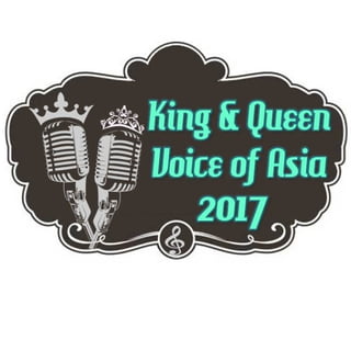 KING & QUEEN - VOICE OF ASIA 2017 - LOGO DESIGN