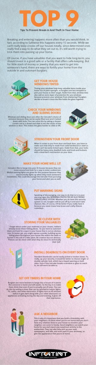 Top 9 Tips To Prevent Break-In And Theft In Your Home