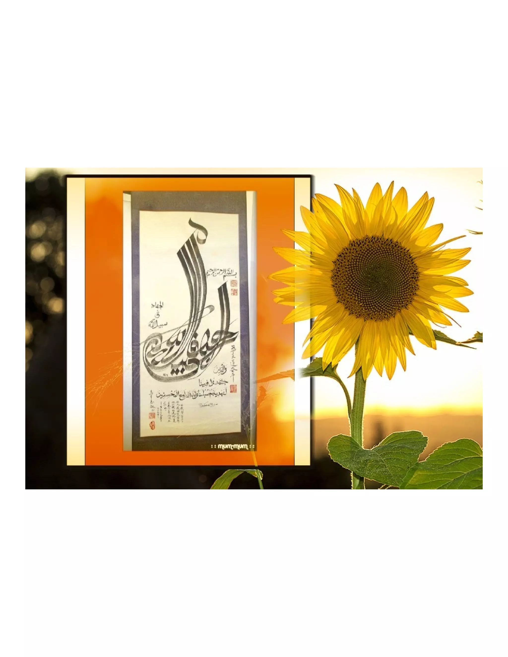  چینی طرز پر اسلامی کیلوگرافی