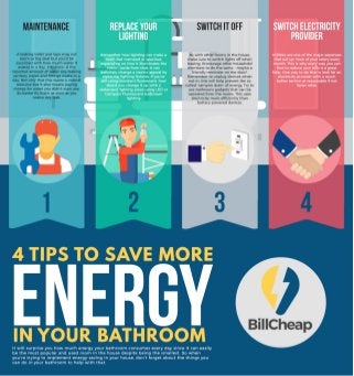 4 Tips To Save More Energy In Your Bathroom