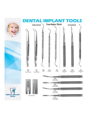 Dental Instruments Packet.pdf Dental implant tools Dental instruments | PDF