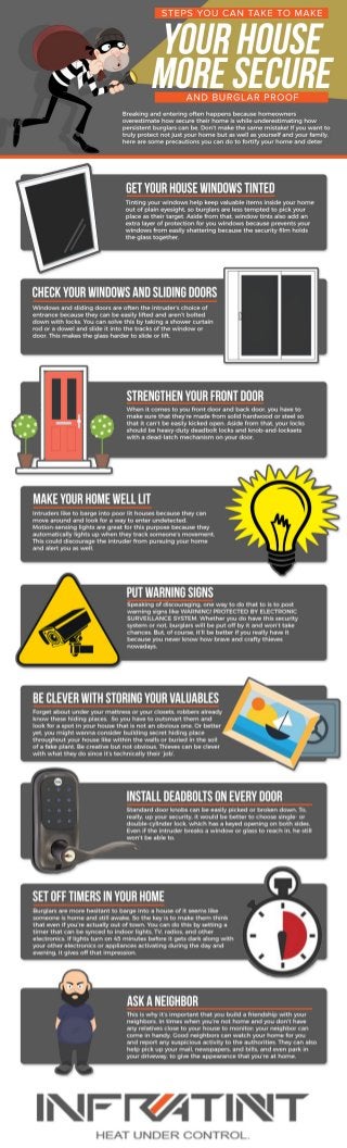 Steps You Can Take To Make Your House More Secure And Burglar Proof