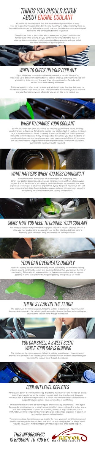 Things You Should Know About Engine Coolant | PDF