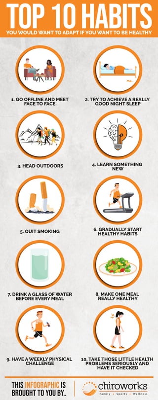 Top 10 Habits You Would Want To Adapt If You Want To Be Healthy
