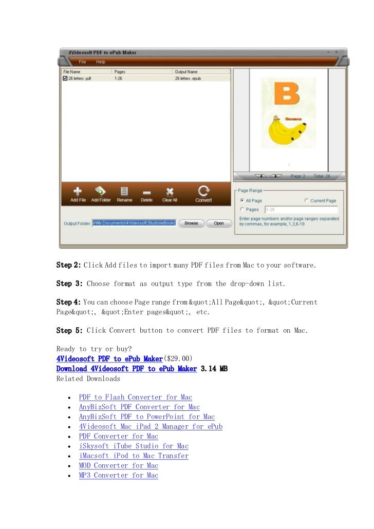 convert pdf to epub on mac free convert pdf to epub on mac free