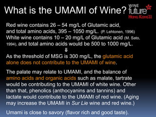 Umami of Wine: Japanese Palate and the appreciation of Food and Wine ...