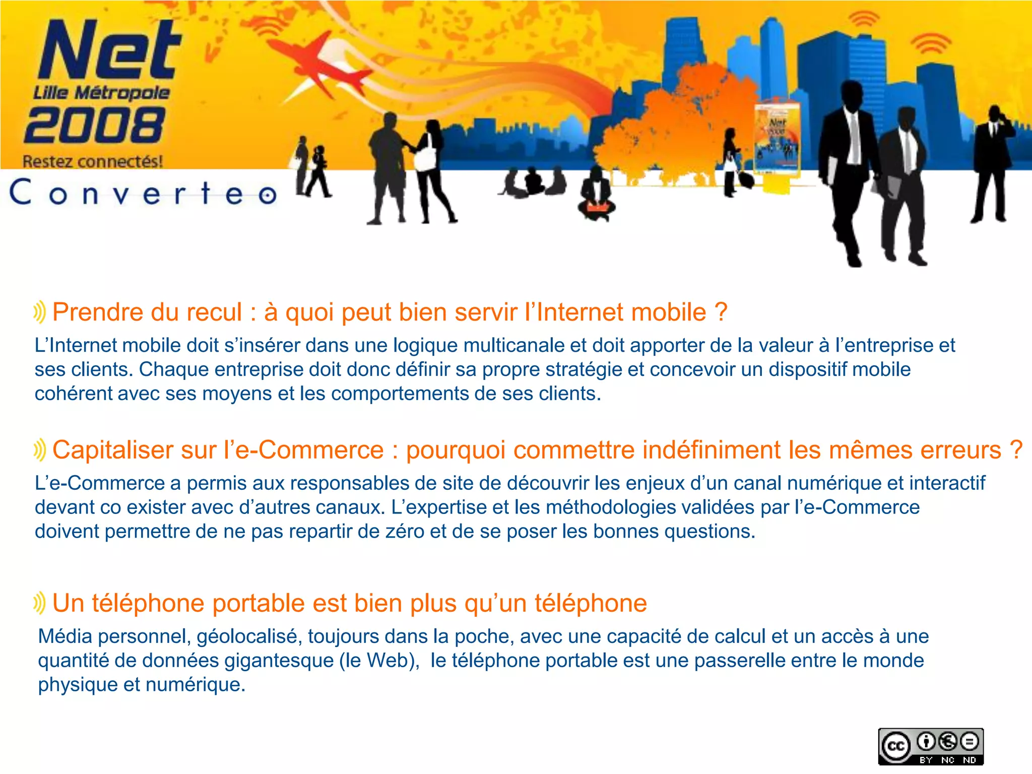 Présentation de la société Converteo sur le m-Commerce à Net Lille Metropole