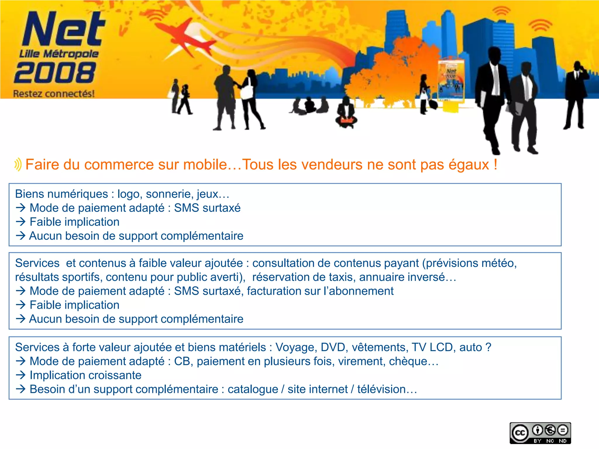 Présentation de la société Converteo sur le m-Commerce à Net Lille Metropole