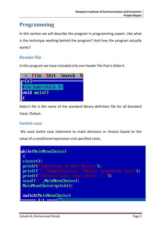Converter - C- Language Program | PDF