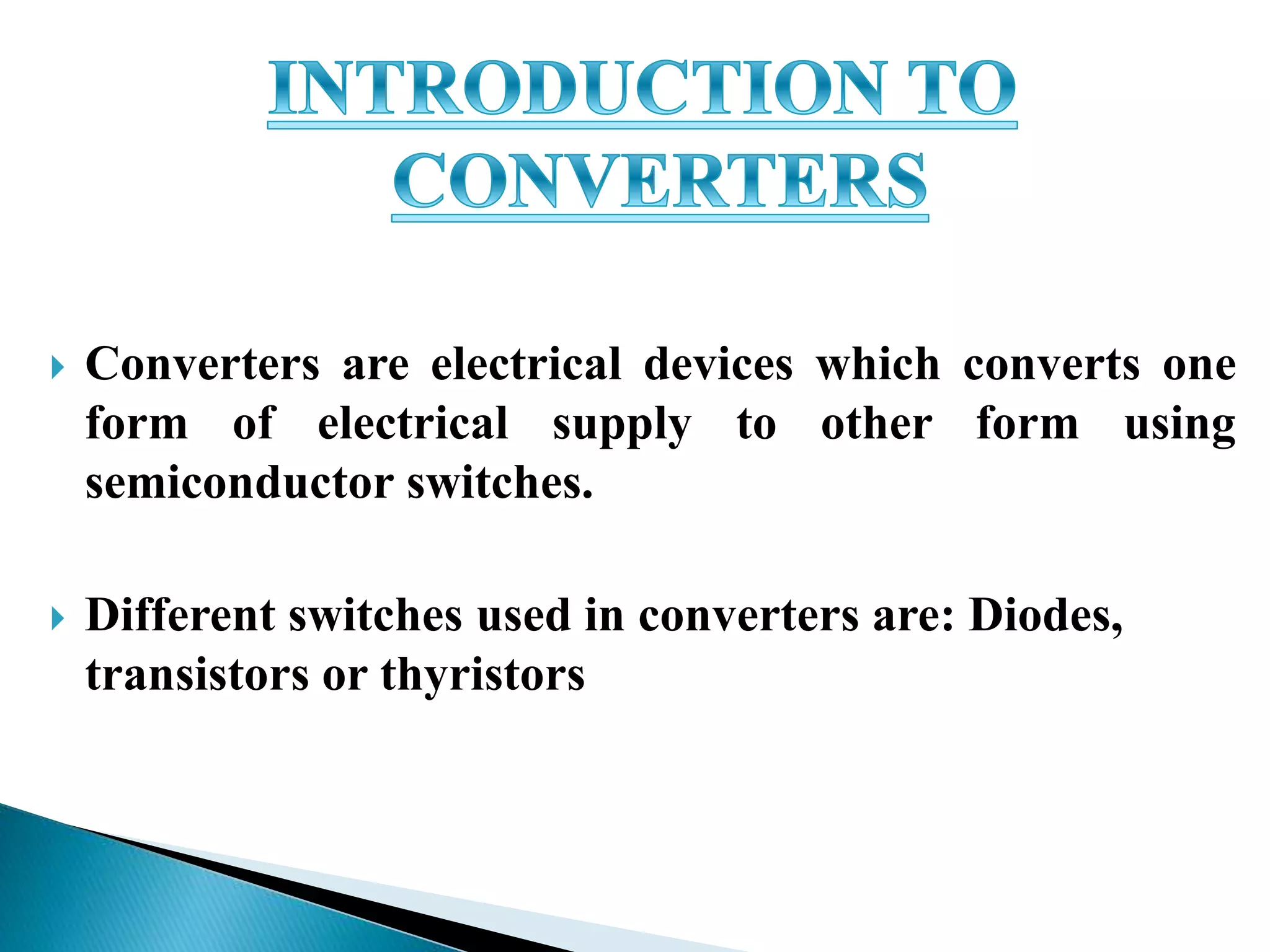 Converters | PPT