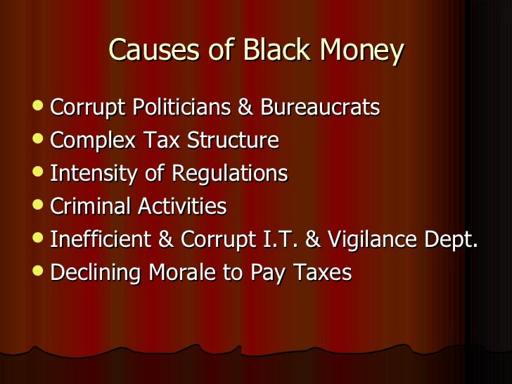 Politics And Black Money