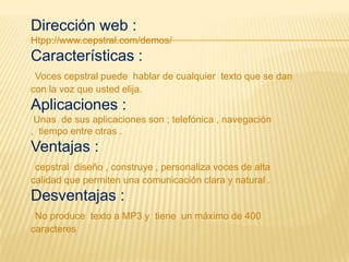 Convertidor De Texto A Voz