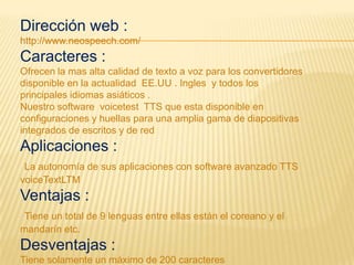 Convertidor De Texto A Voz