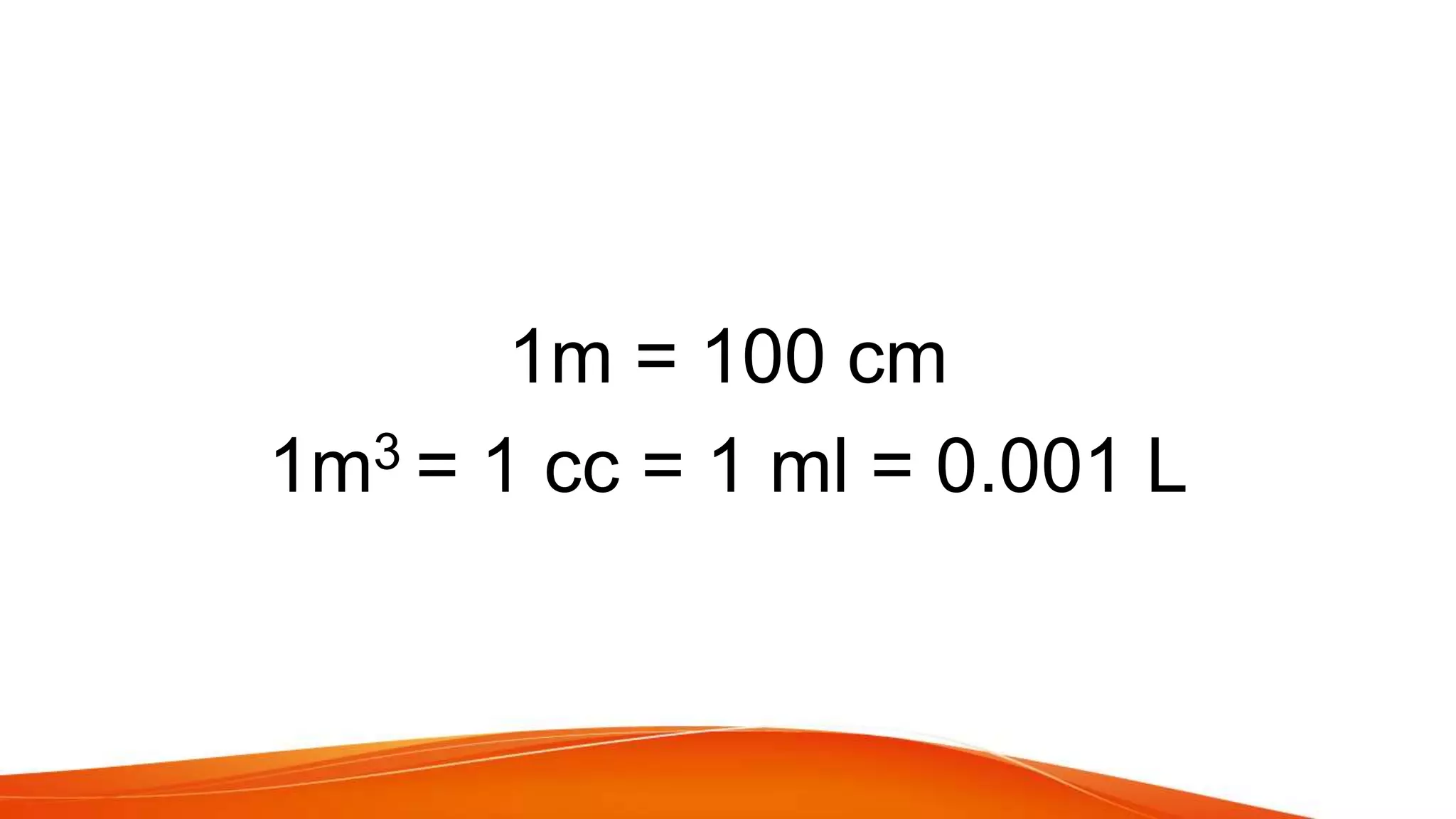 Converting cubic centimeter to cubic meter and vise versa PPT