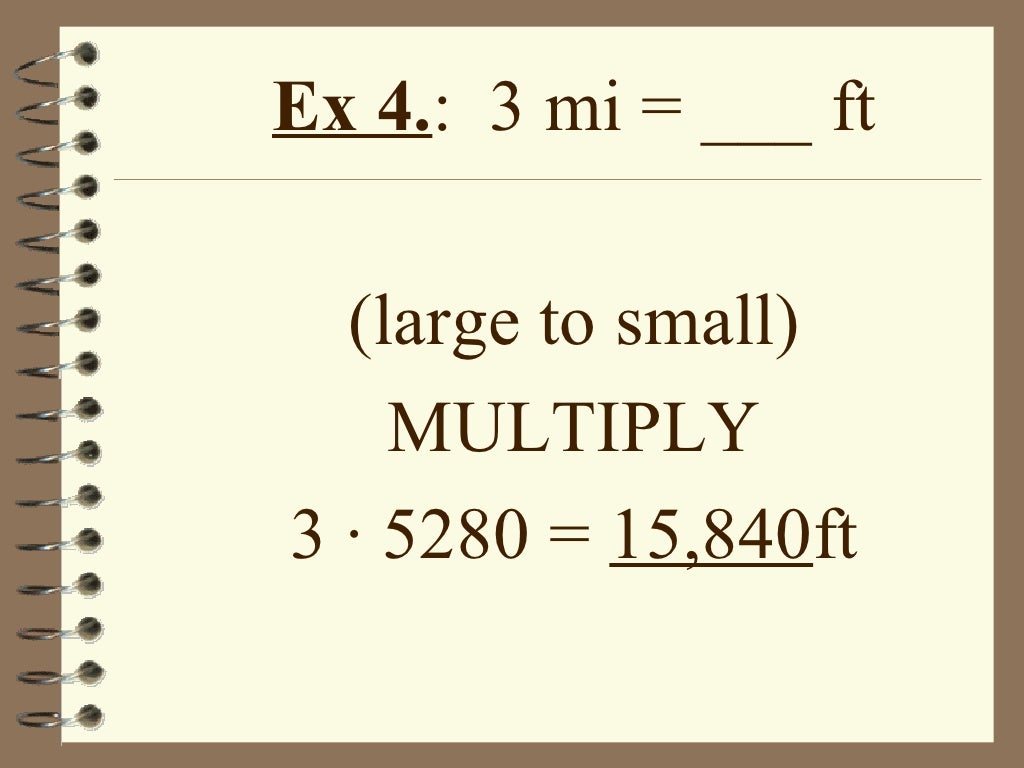 Converting Customary Units