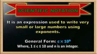 Where, 1 ≤ c ≤ 10 and n is an integer.
 