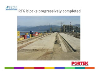 RTG blocks progressively completed
 