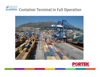 Container Terminal in Full Operation
 