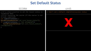 Smelling what The Rock's cooking: Converting SCORM content to cmi5 | PPT