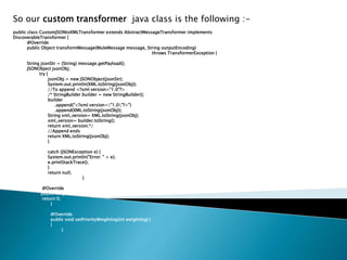 Converting with custom transformer part 2 | PPT