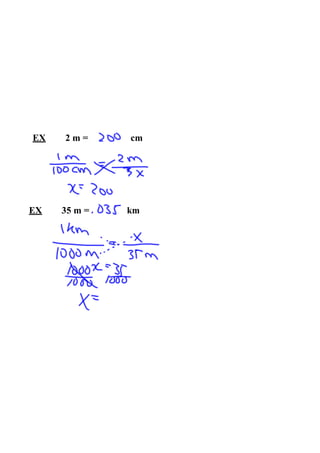 Measurement Converting Within Systems